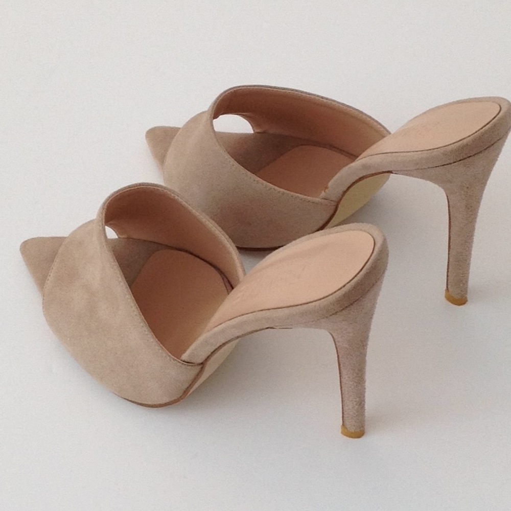 🍃🌹FEMME - Los Angeles 'Latte' Suede Stilettos - Picture 4 of 7